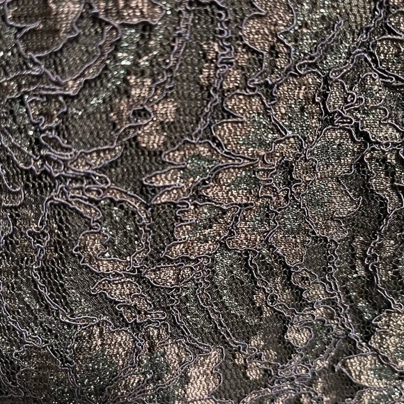 Bcbgmaxazria Dresses | Bcbg Maxazria Cocktail Dress : Brown/Silver - Picture 3 of 4